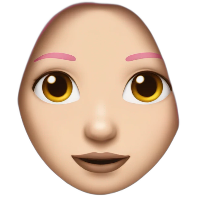 Avril Lavigne pink hair emoji