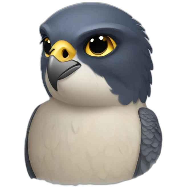 peregrine falcon sad emoji