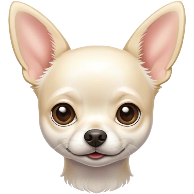 Withe chihuaha emoji