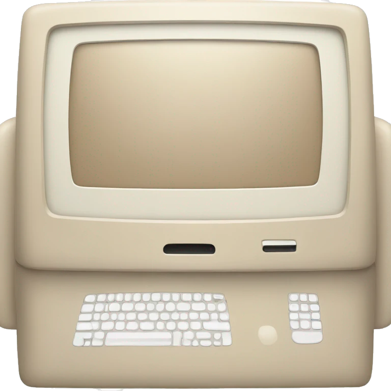 Beige iMac emoji