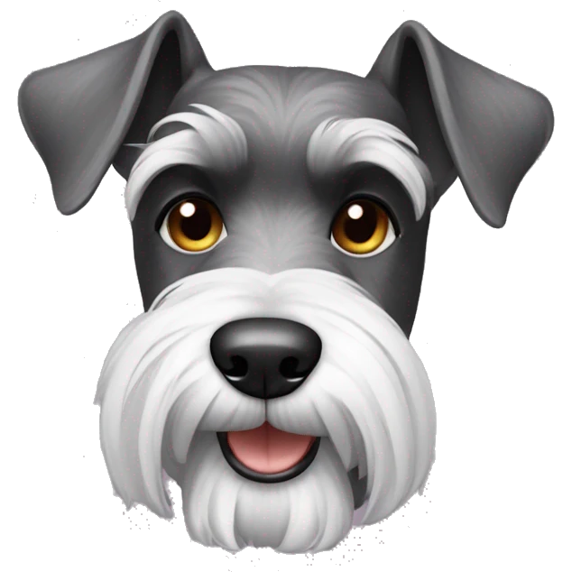 Dog schnauzer  emoji