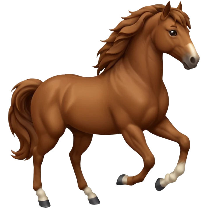Horse in 3d style  emoji