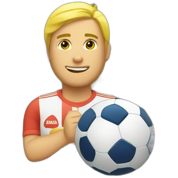 Sale ir a jugar al fútbol  emoji