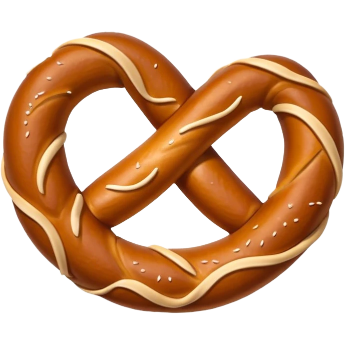 cute pretzel emoji