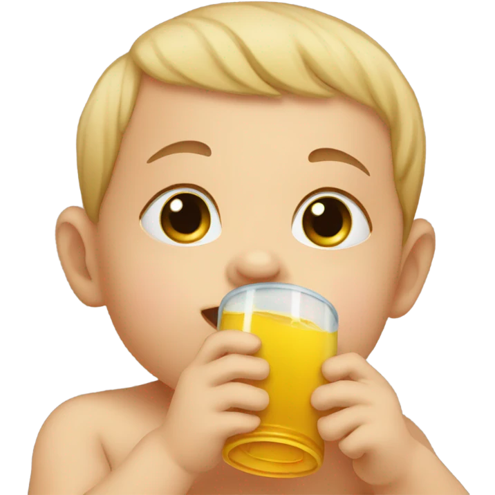 Baby drinking  emoji