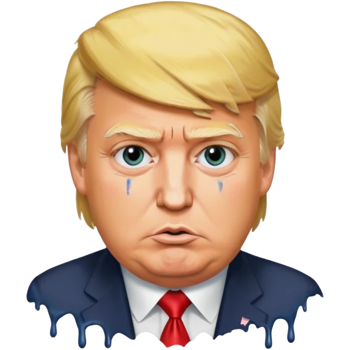 a donald trump with shit stains emoji