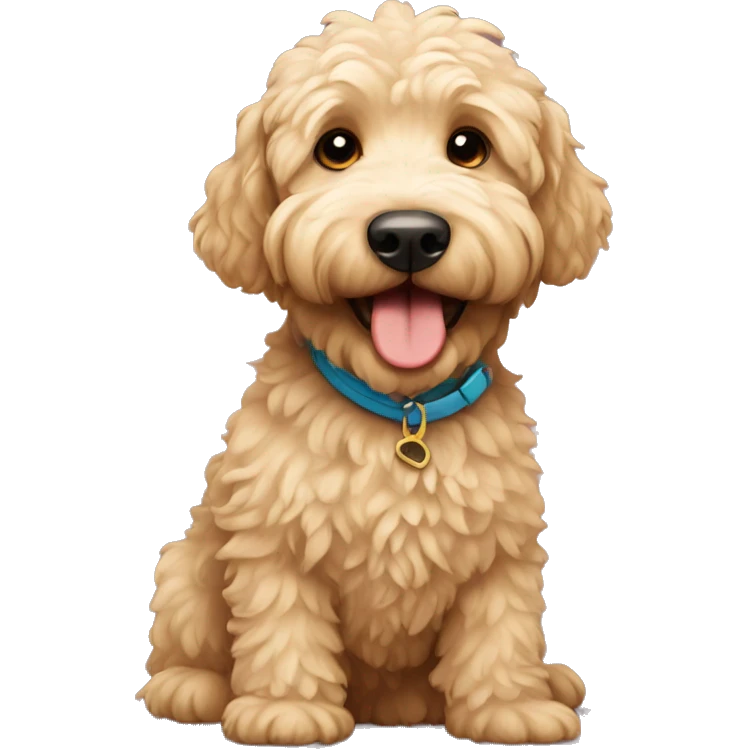Golden doodle emoji