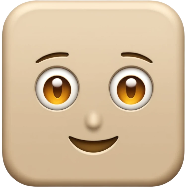 Beige aesthetic emoji