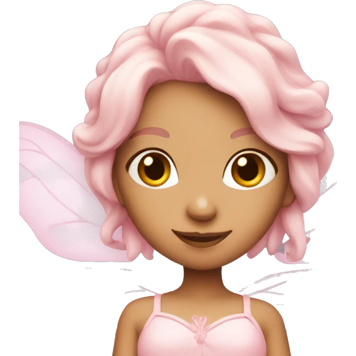 Light Pink fairy emoji