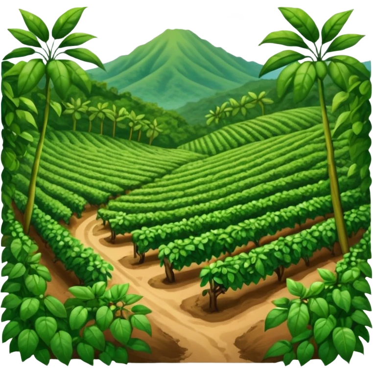 cultivo de café emoji