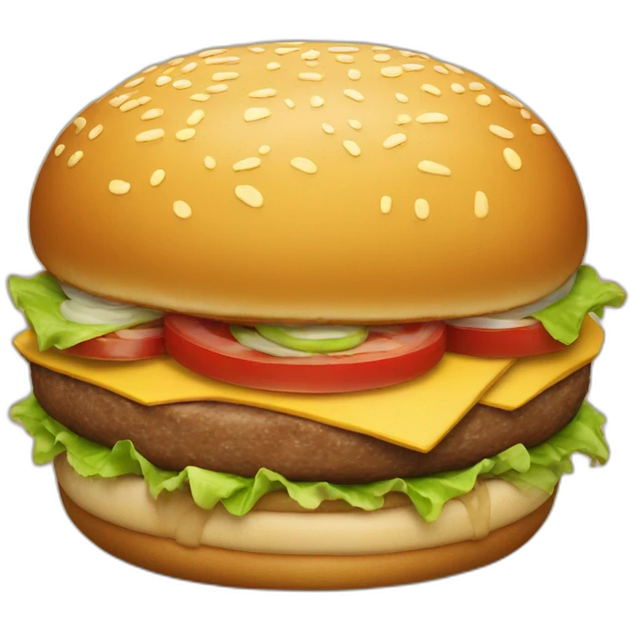 Burger bleu emoji