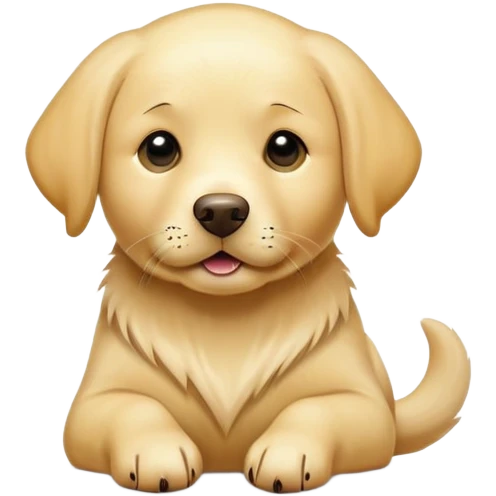 Yellow Labrador emoji