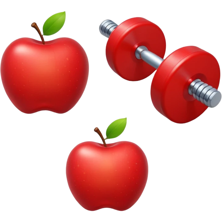 dumebell apple emoji