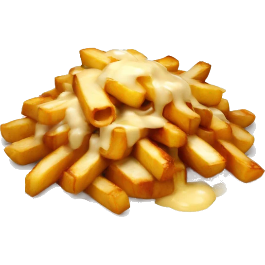 Poutine qui mange de la poutine emoji