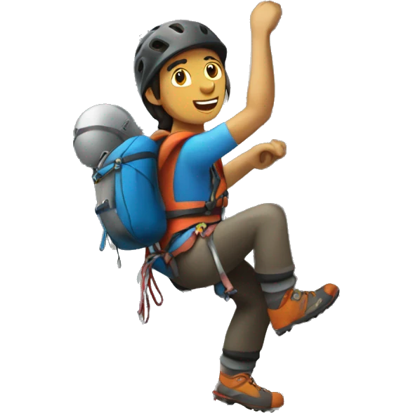 Climber emoji