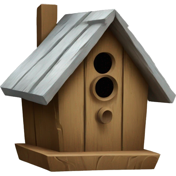 rustic birdhouse emoji