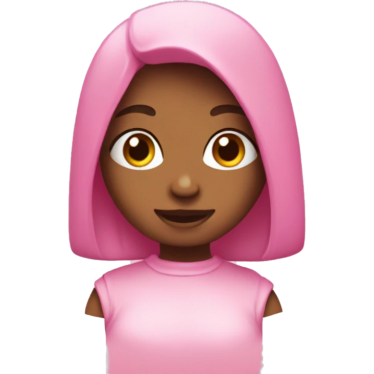 Pink cute emoji