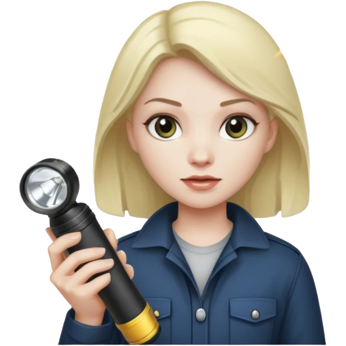 dead by daylight sable ward with a flashlight emoji