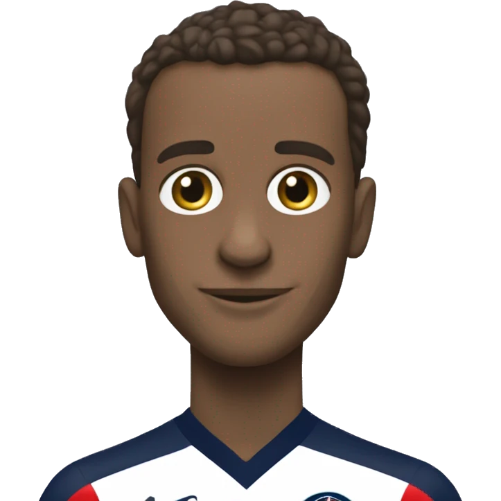 Macron in the football club PSG emoji