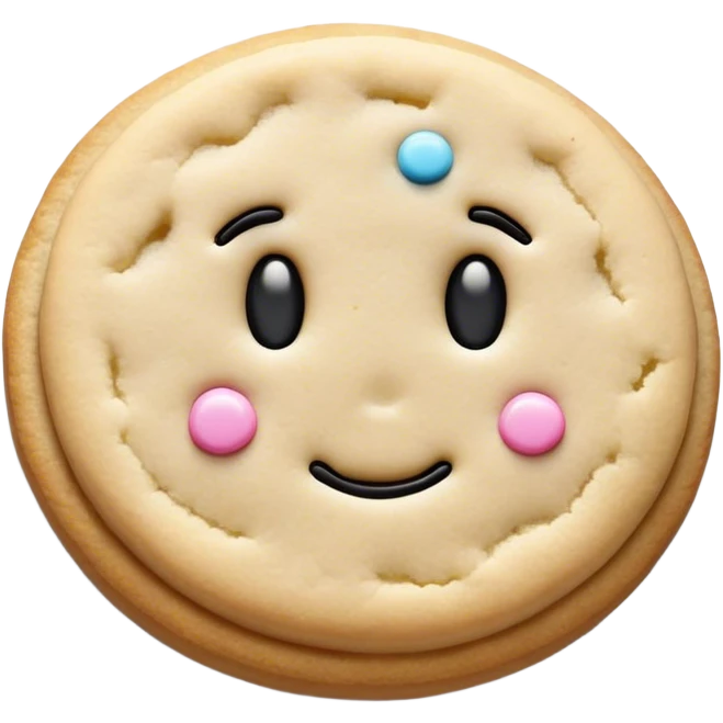 realistic sugar cookie emoji