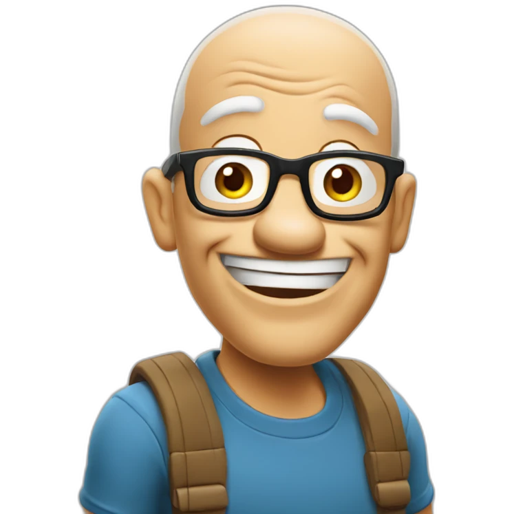mortadelo comic character emoji