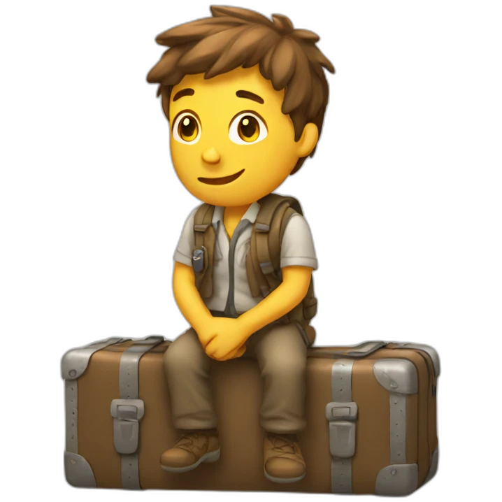 Travelling emoji