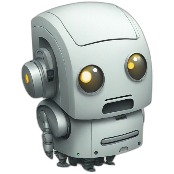 sad robot emoji