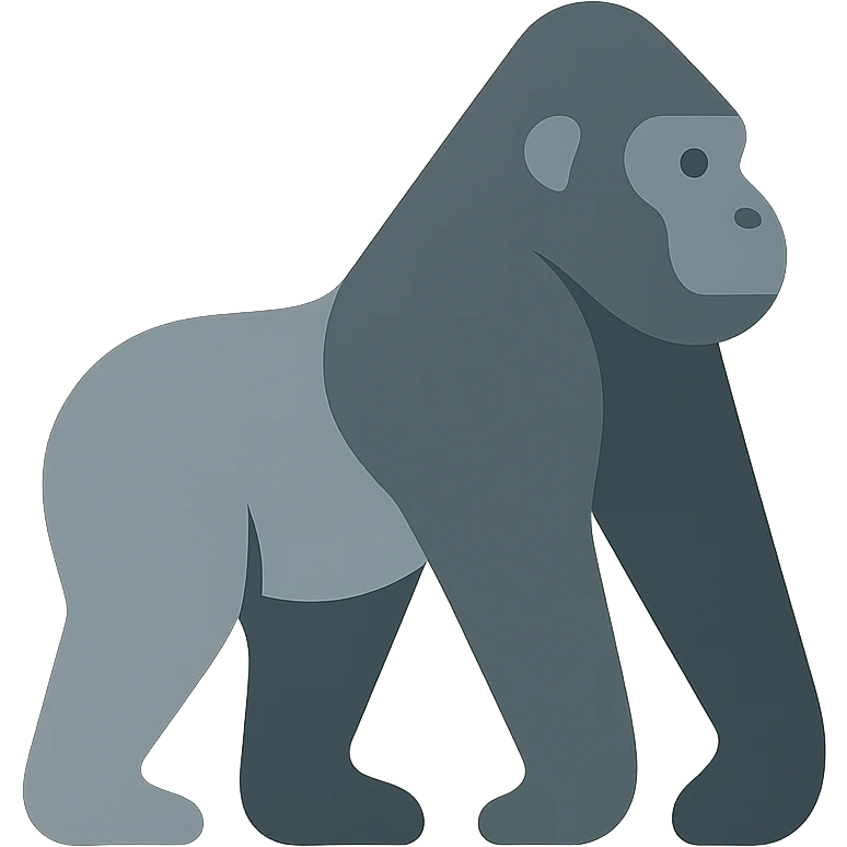 Gorilla emoji