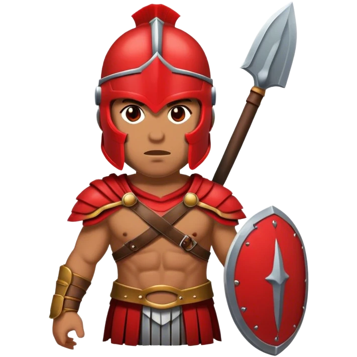  red helmet gladiator emoji