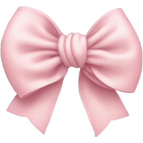 light pink bow emoji