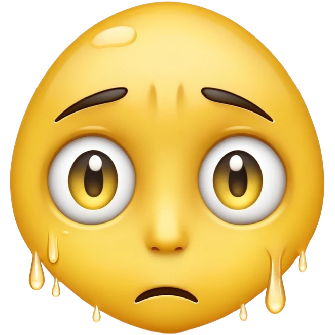 Sad emoji with tears emoji