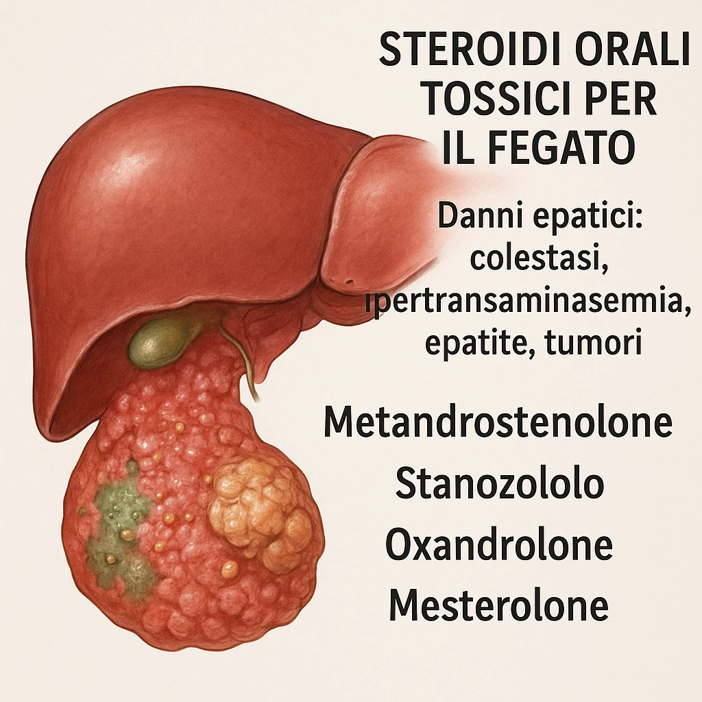 steroidi orali tossici per il fegato, tutto in italiano il testo. emoji