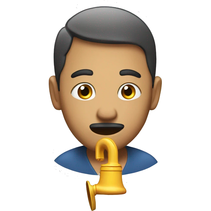 5 o'clock whistle blowing emoji