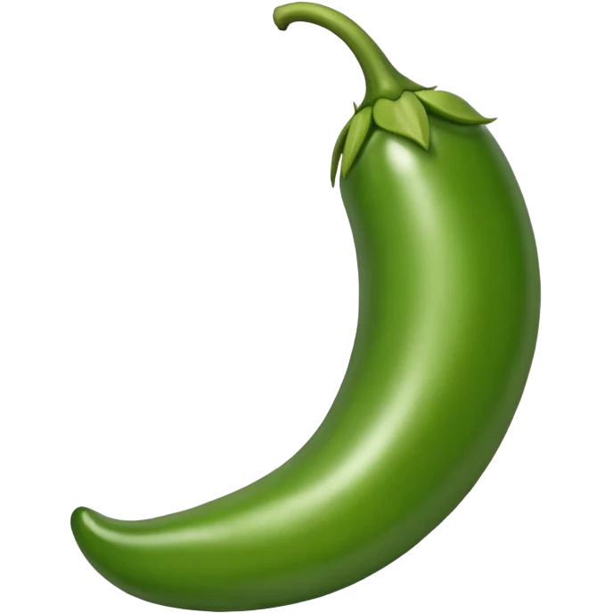Green chilli emoji