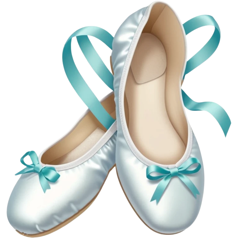 white pointe shoes emoji