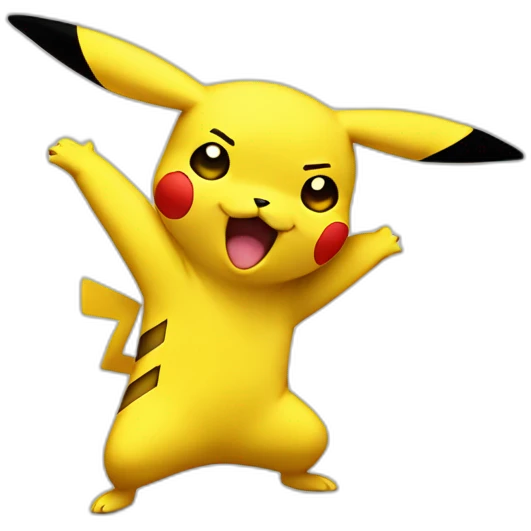 pikachu dab emoji