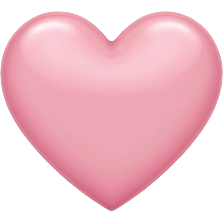 light pink heart emoji