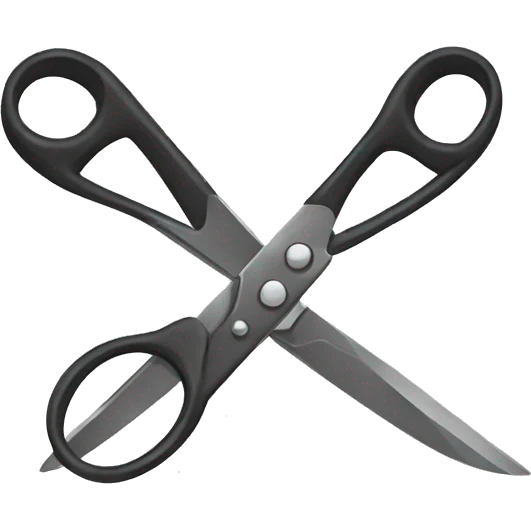 closed scissors emoji