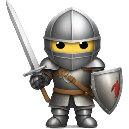 Knight o a dragon  emoji