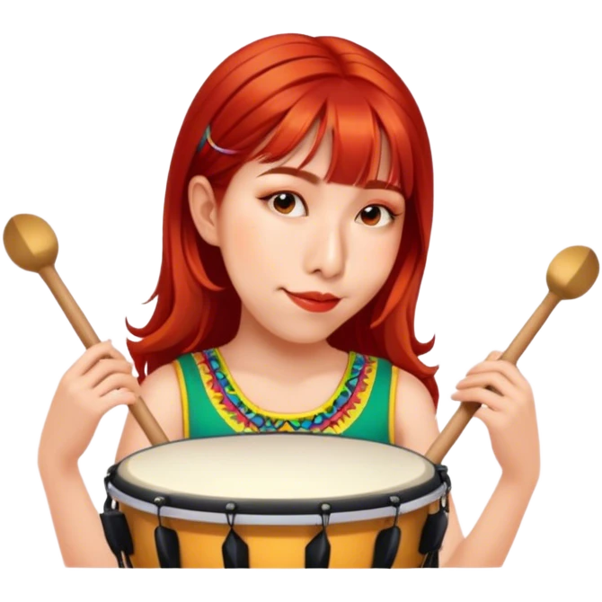 Festive Drummer emoji