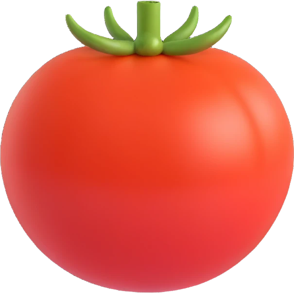 a tomato emoji