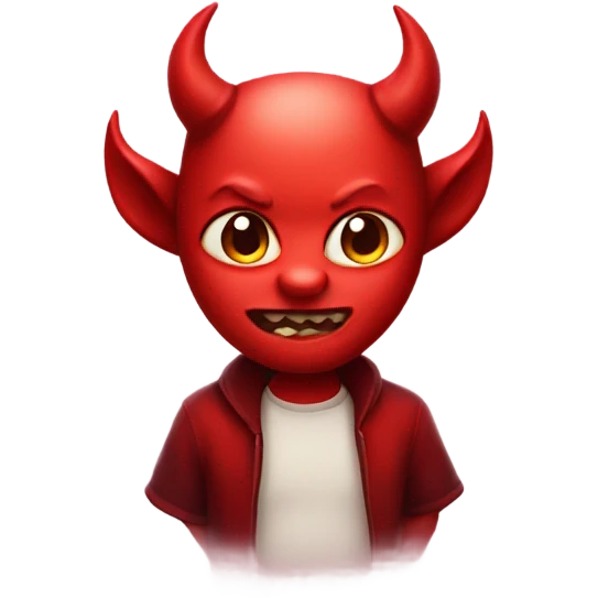 Cute devil  emoji
