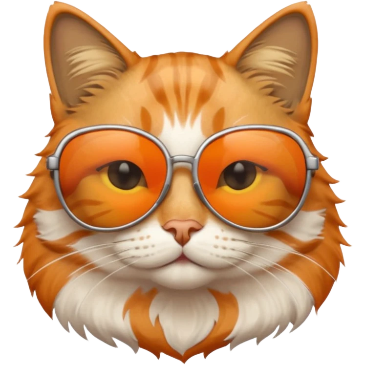 Cat wearing sunglasses emoji