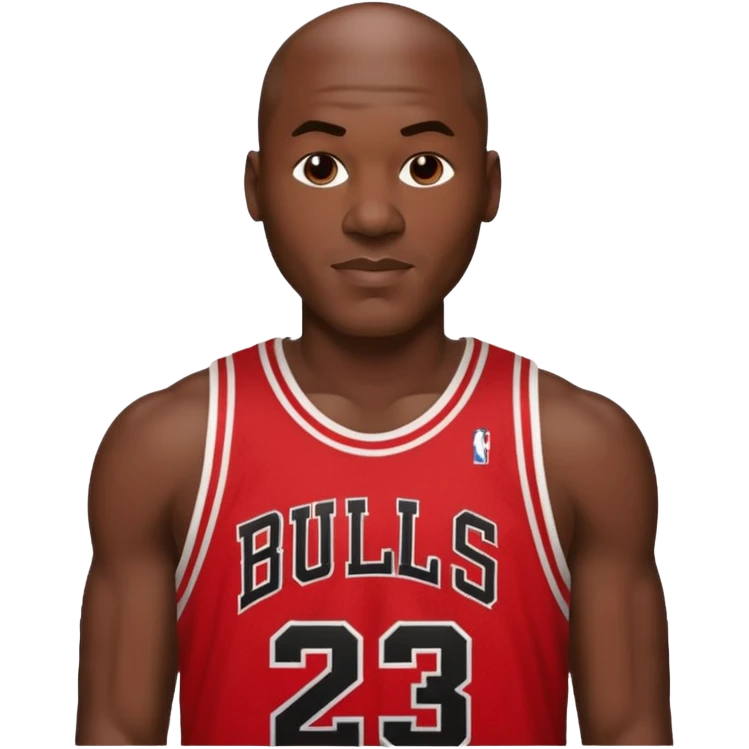Michael Jordan number 23 Chicago Bulls emoji