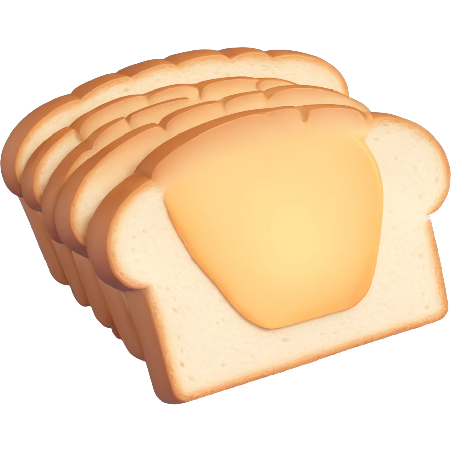 a slice of bread emoji