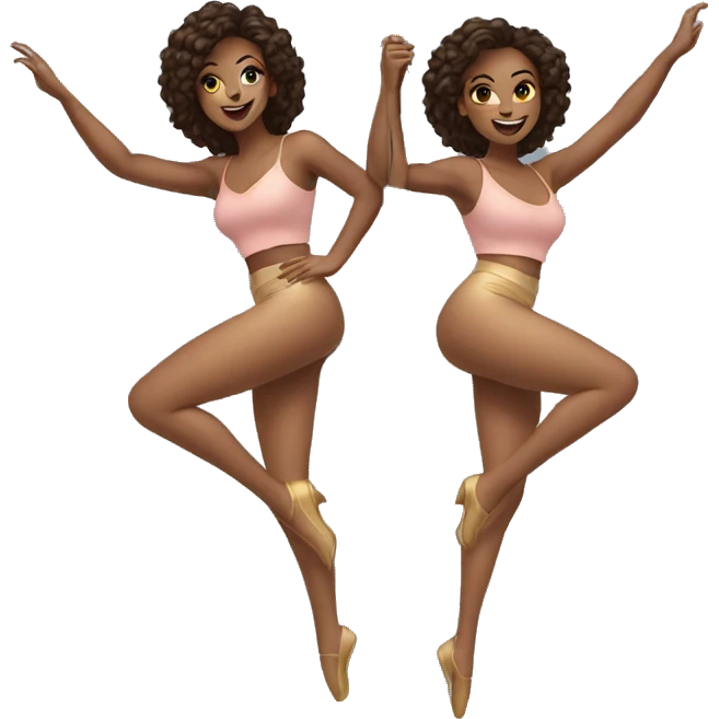 pole move female duo emoji