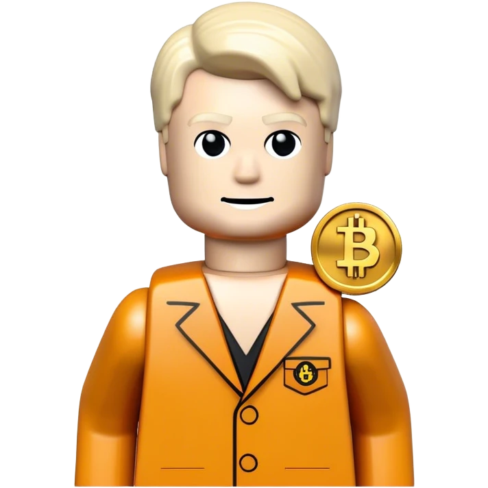 hackeur lego homme bitcoin emoji