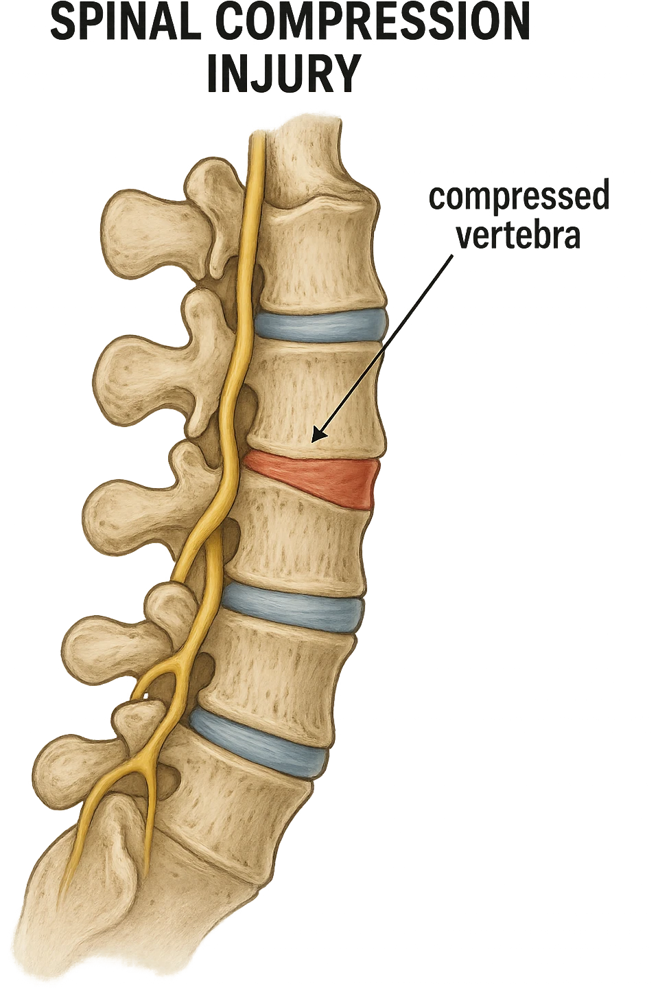 Compressione della colonna vertebrale emoji