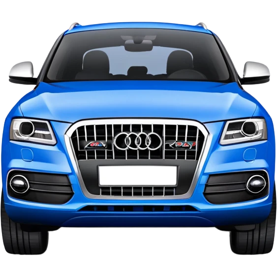 Audi SQ5 blue emoji emoji