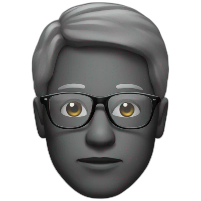 man glasses smoke emoji